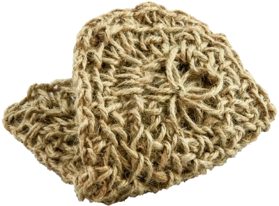 Кесе. Рукавица для пилинга из натуральной джутовой нити