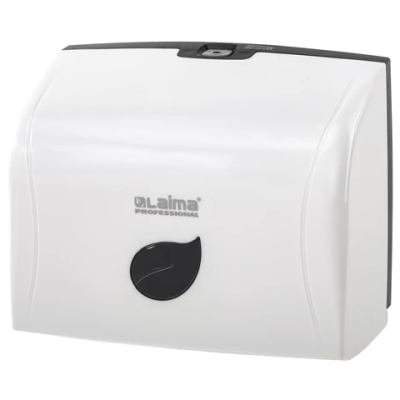 Диспенсер для полотенец LAIMA PROFESSIONAL ECO (Система H3), V-сложения, белый, ABS-пластик