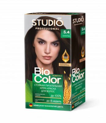 Крем-краска для волос Studio Professional BIOcolor, тон 5.4 - Шоколад