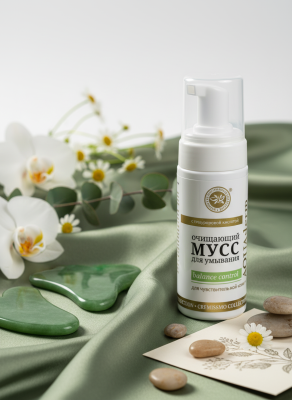 Мусс для умывания с гиалуроновой кислотой для чувствительной кожи, 150 мл