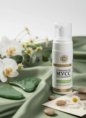 Мусс для умывания с гиалуроновой кислотой для чувствительной кожи, 150 мл