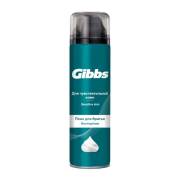 Пена для бритья Sensitive, Gibbs, 200 мл