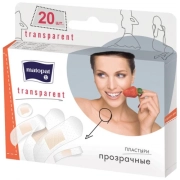 Пластырь Bella Matopat Transparent, 20 шт