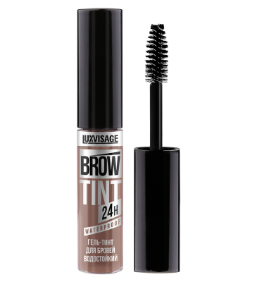 Гель-тинт для бровей водостойкий № 102 Soft Brown, Tint Waterproof 24H, LuxVisage, 5 г