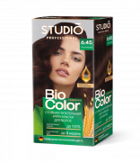Крем-краска для волос Studio (Студио) Professional BIOcolor, тон 6.45 - Каштановый