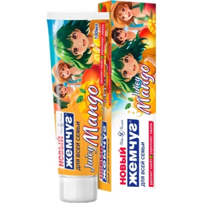 Зубная паста Новый Жемчуг «Juicy Mango»,100 мл