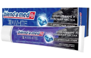 Зубная паста 3D White Отбеливание и глубокая чистка с Древесным углем, Blend-a-Med, 100 мл