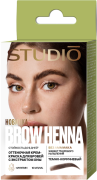 Крем-краска для бровей оттеночная с экстрактом хны Темно-коричневый