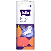 Гигиенические прокладки Bella Nova Maxi, 6 капель, 10 шт