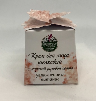 Крем шелковый с морской солью, 40 мл (Крымские Сказки), купить в Мск, СПб и др. городах России