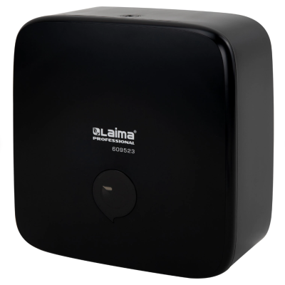 Диспенсер для полотенец LAIMA PROFESSIONAL PREMIUM BLACK (Система H3), V-сложения, черный, ABS-пластик