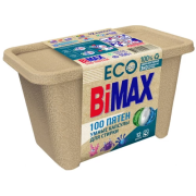 Капсулы для стирки ECO 100 пятен, BiMAX, 12 капсул