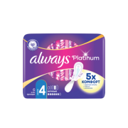 Прокладки ночные Ultra Platinum Collection Night, 6 капель, Always, 6 шт
