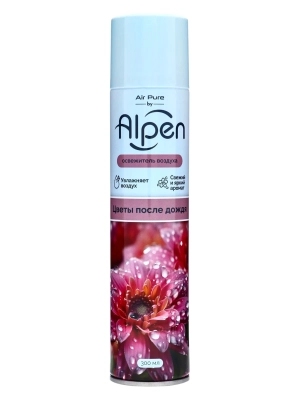 Освежитель воздуха Цветы после дождя, аэрозоль, Alpen, 300 мл