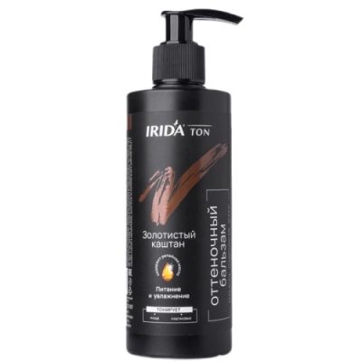Оттеночный бальзам для волос Irida Ton Золотистый каштан, 220 мл
