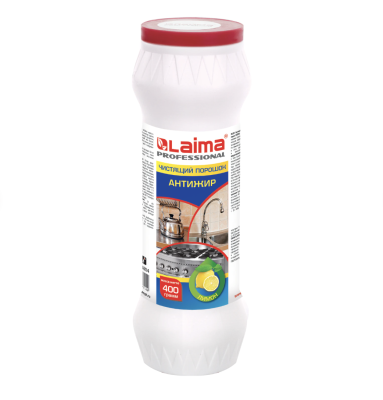 Чистящее средство 400 г, LAIMA PROFESSIONAL Антижир "Лимон", порошок