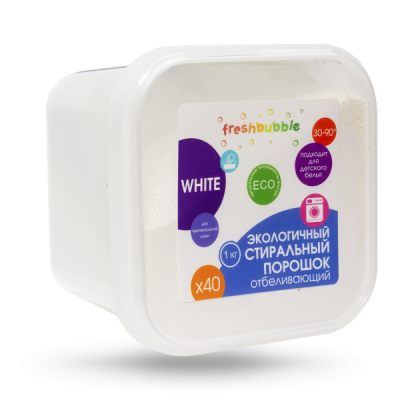 Порошок для стирки белья отбеливающий, 1 кг 