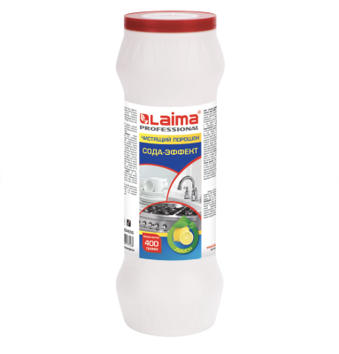 Чистящее средство 400 г, LAIMA PROFESSIONAL Сода-Эффект "Лимон", порошок