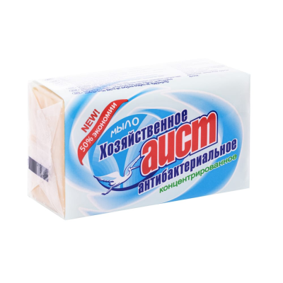 Хозяйственное мыло Антибактериальное 65%, Аист, 200 г
