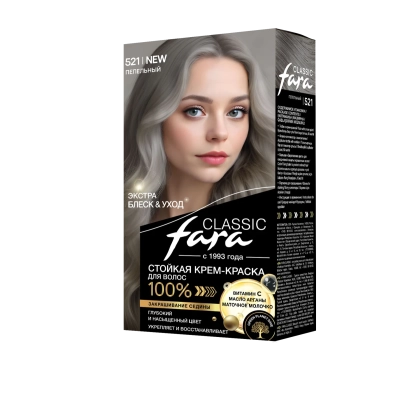 Краска для волос Classic № 521 Пепельный, FARA
