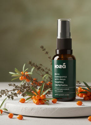 Фитосыворотка для лица Для сухой кожи Чабрец и облепиха, 30 г