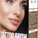 Стойкая крем-краска для бровей с эффектом татуажа Графитовый, 30/20 мл