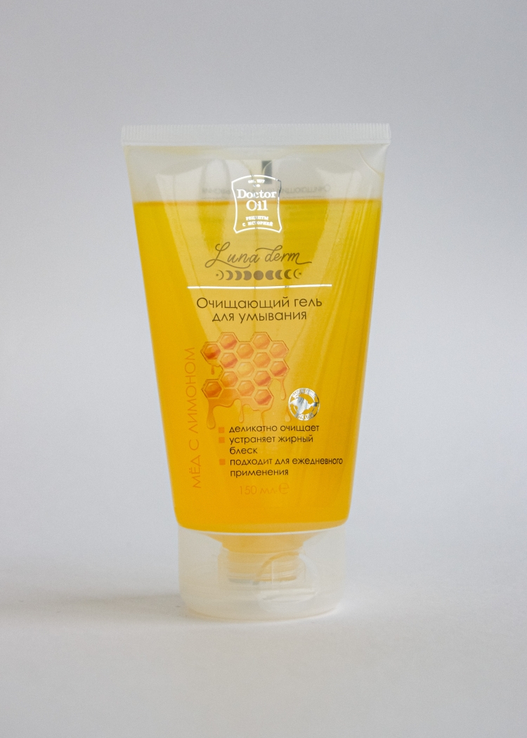 Гель для умывания Мёд с лимоном Luna derm,150 мл (Doctor Oil), купить в ...