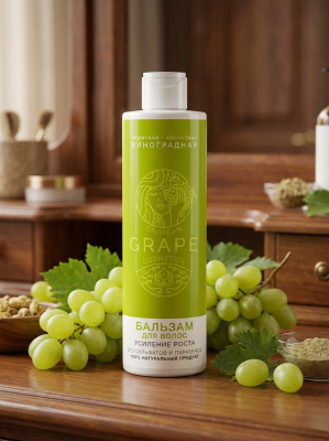 Бальзам для волос Усиление роста Виноградная, 200 мл