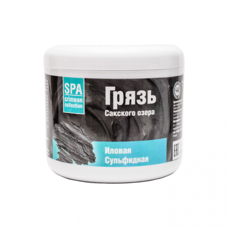 Грязь Сакского озера иловая сульфидная, 700 гр (Крымская Натуральная ...