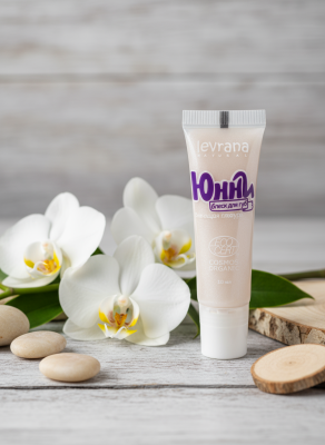 Детский блеск для губ ЮННИ, сияющая глазурь, 10 мл.