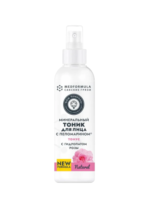 Тоник для лица Тонус с гидролатом розы и пеломарином , Med Formula, 150 г