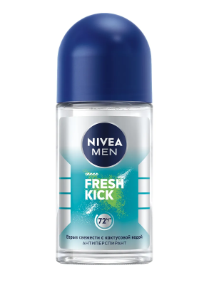Антиперспирант шариковый мужской Men Fresh Kick, Nivea, 50 мл
