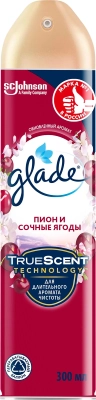 Освежитель воздуха аэрозоль Пион и Сочные ягоды, Glade, 300 мл