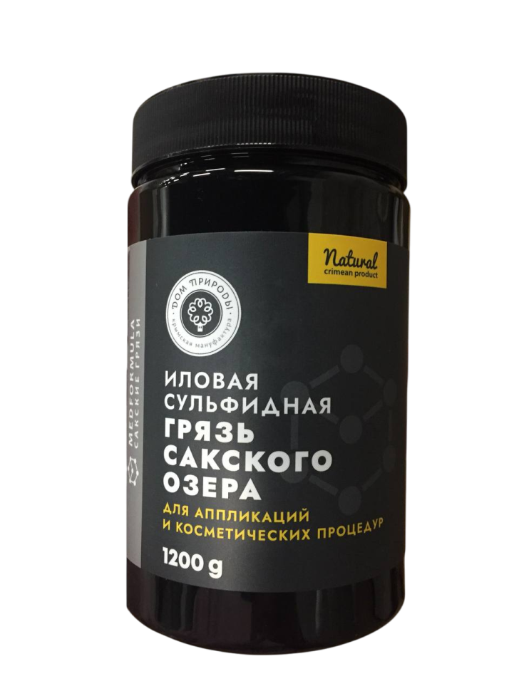 Грязь иловая сульфидная Сакского озера Med Formula, 1200 г (Дом Природы ...