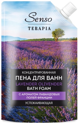 Пена для ванн концентрированная Lavender Olivender с ароматом лавандовых полей Франции, Senso Terapia, 500 мл