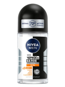 Антиперспирант шариковый Extra мужской Невидимый черное и белое, Nivea, 50 мл
