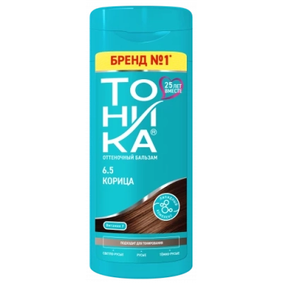 Оттеночный бальзам для темно-русых и русых волос тон 6.5 - Корица