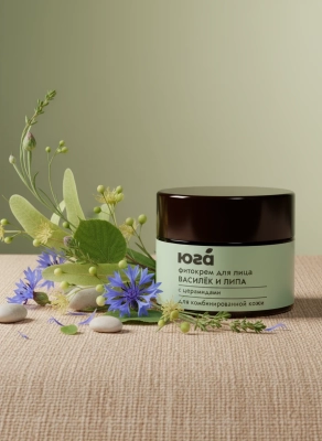 Фитокрем для лица Для комбинированной кожи Василёк и липа, 45 г