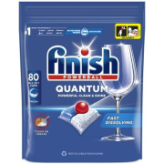 Капсулы для мытья посуды Quantum для посудомоечной машины, 80 шт