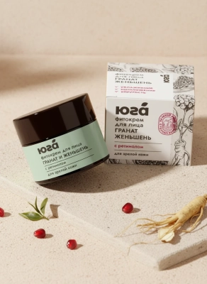 Фитокрем для лица Для зрелой кожи Гранат и женьшень, 45 г