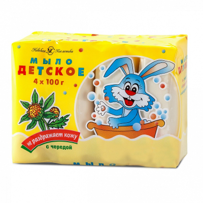 Детское туалетное мыло Череда 4*100г
