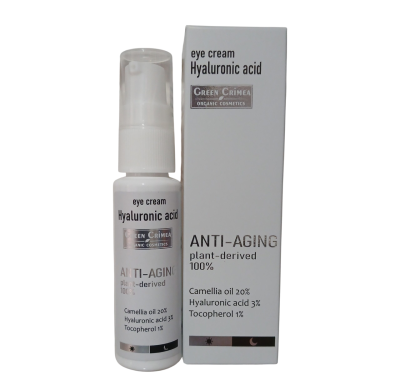 Крем вокруг глаз Hyaluronic acid 3%, camellia oil 20%, Anti-Aging, 30 мл