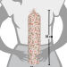 Валик "Травинский" можжевелово-лавандовый для устранения болей в спине, корректировки осанки и талии, 35х10 см