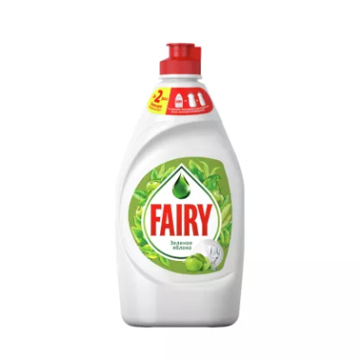 Средство для мытья посуды Зеленое яблоко, Fairy, 900 мл