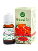 Натуральное эфирное масло "Грейпфрутовое" для ароматерапий и ингаляций, для ванны и массажа, осветляет и отбеливает для жирной кожи, 10 мл