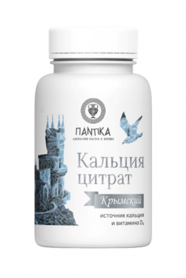 Биологически активная добавка Кальция цитрат Крымский, 60 таблеток по 0,5 г