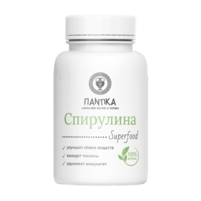 Суперфуд Спирулина Superfood, 75 таблеток по 0,5 г 