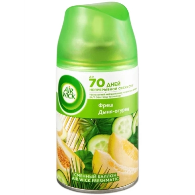 Освежитель воздуха автоматический сменный блок Дыня-огурец, 250 мл