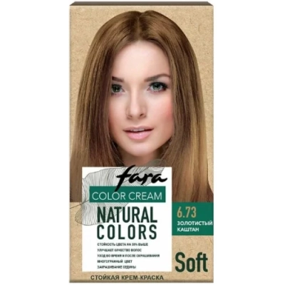 Краска для волос Natural Colors, 6.73 Золотистый каштан