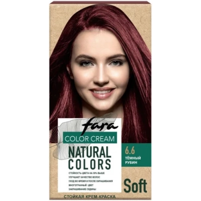 Краска для волос Natural Colors, 6.6 Темный рубин
